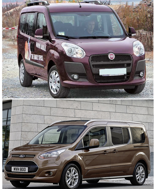 Автомобили FIAT Doblo и Ford Connect - какой же из минивэн лучше?