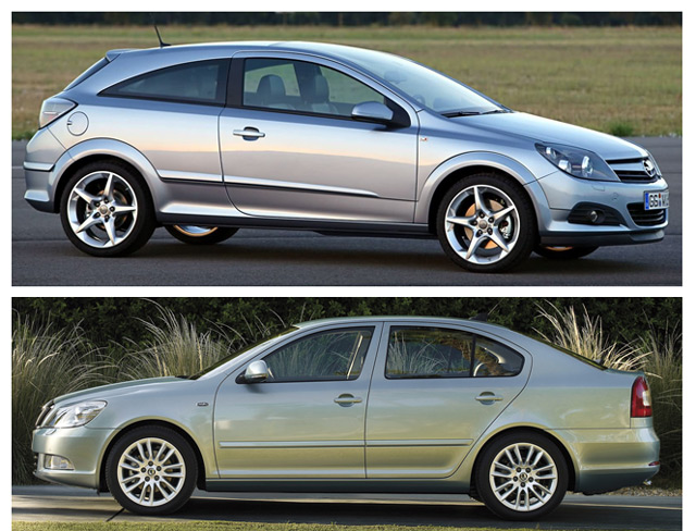 Сравнение двух европейских авто - Opel Astra и Skoda Octavia
