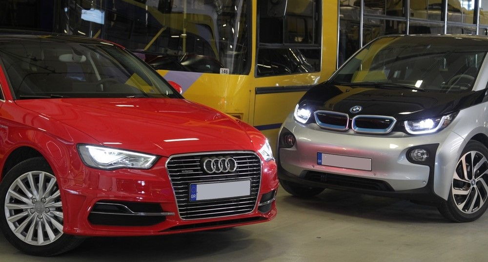 Audi e-Tron и BMW i3