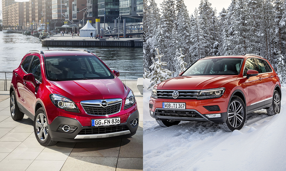 Сравнение Opel Mokka и Volkswagen Tiguan