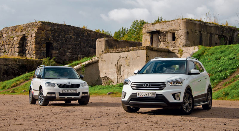 Сравнение Hyundai Creta и Skoda Yeti Сравнение Hyundai Creta и Skoda Yeti