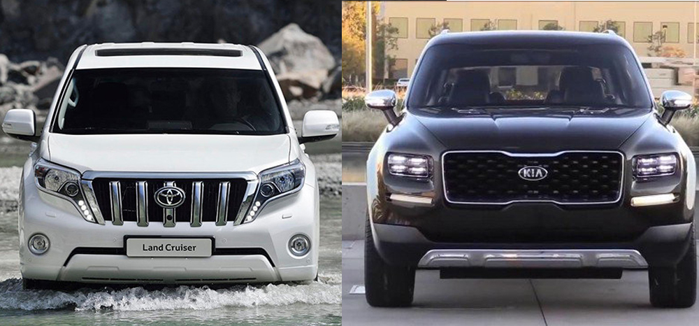 Kia Mohave и Land Cruiser Prado