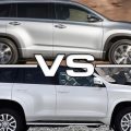 Toyota Land Cruiser Prado и Toyota Highlander