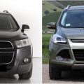 Chevrolet Captiva и Ford Kuga