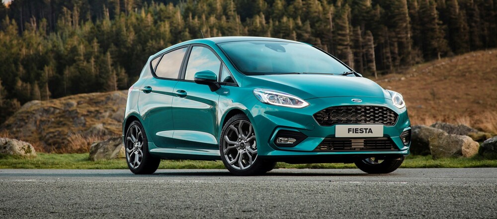 Ford Fiesta зеленый