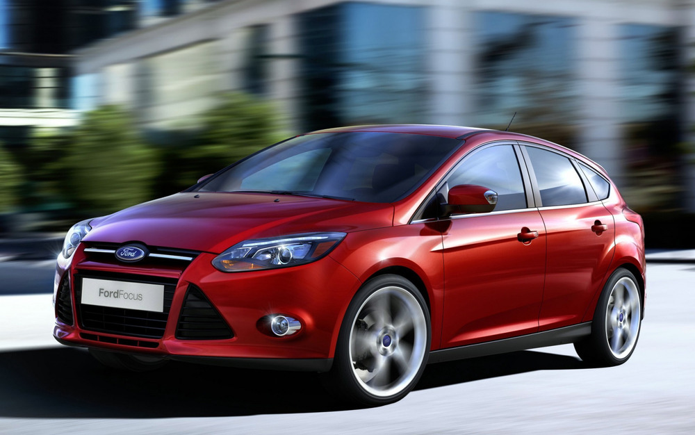 Ford Focus красный