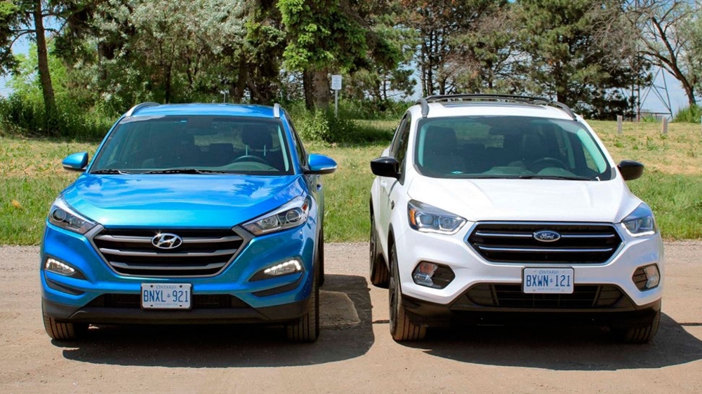 Какой автомобиль лучше сравнение Ford Kuga и Hyundai Tucson