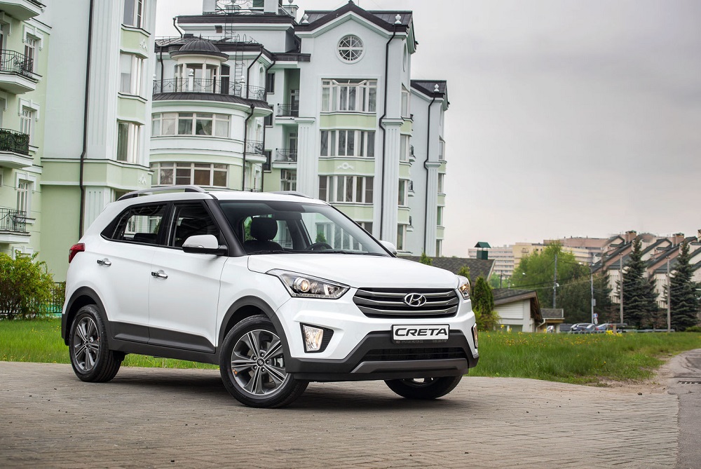 Hyundai Creta белое авто