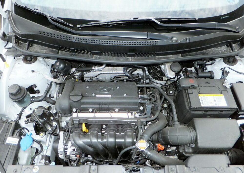 Hyundai Solaris двигатель