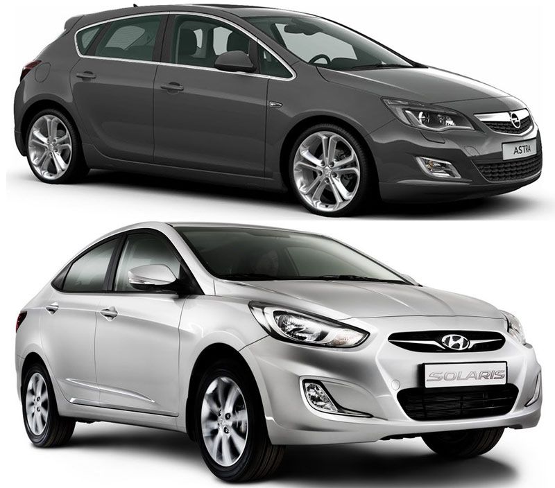 Какой автомобиль лучше Hyundai Solaris или Opel Astra