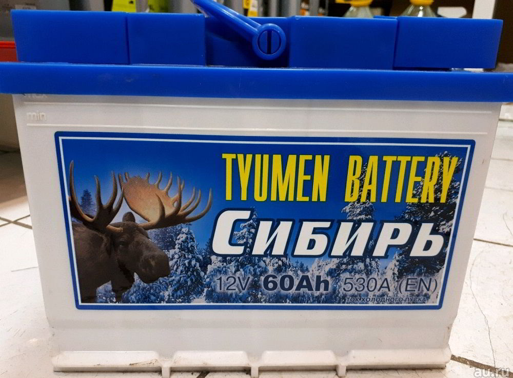 Российский аккумулятор ТАЗ Сибирь