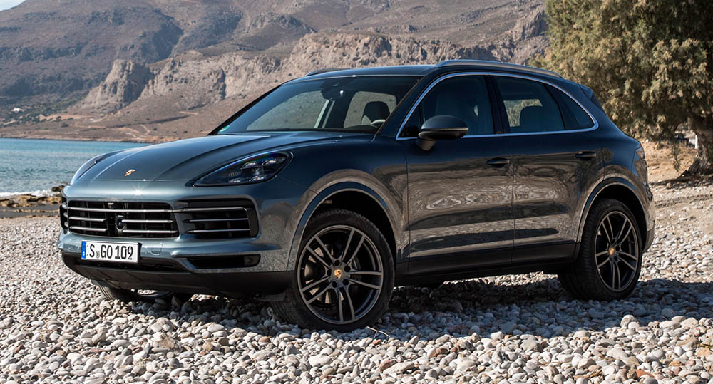 Вид Porsche Cayenne