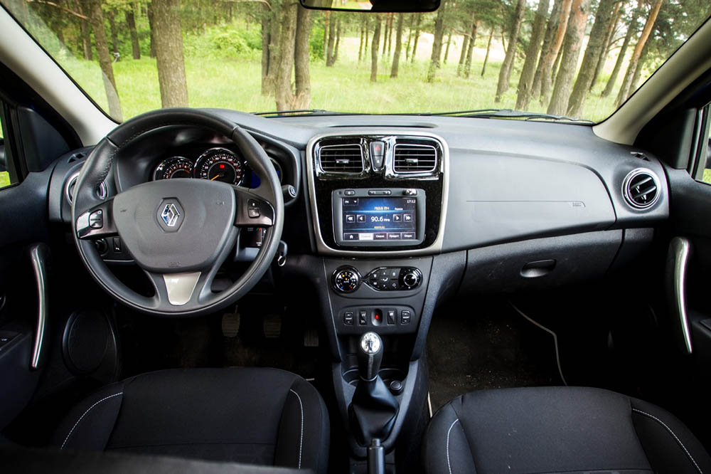 Авто Renault Sandero Stepway внутри