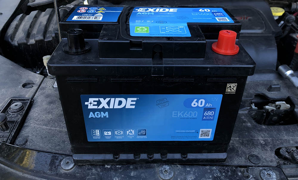Аккумулятор Exide Start-Stop AGM EK600